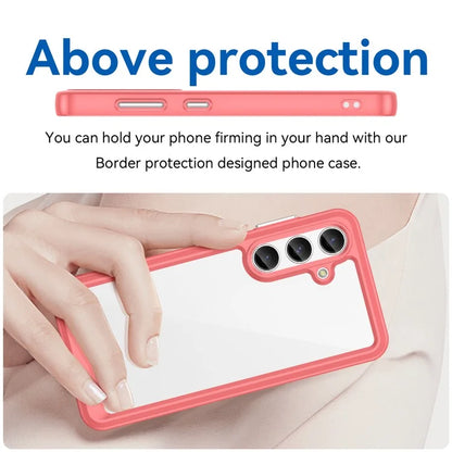 For Samsung Galaxy S24+ Case TPU + Acrylic Anti-scratch Phone Back Protector