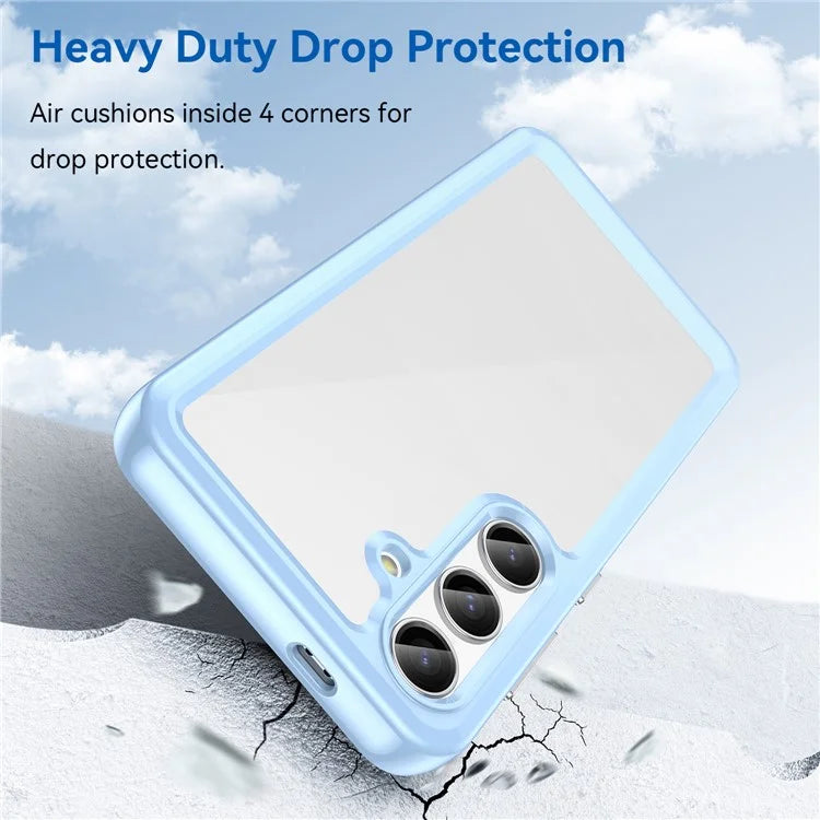 For Samsung Galaxy S24+ Case TPU + Acrylic Anti-scratch Phone Back Protector