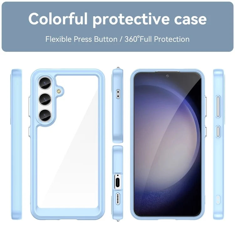 For Samsung Galaxy S24+ Case TPU + Acrylic Anti-scratch Phone Back Protector