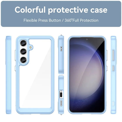 For Samsung Galaxy S24+ Case TPU + Acrylic Anti-scratch Phone Back Protector