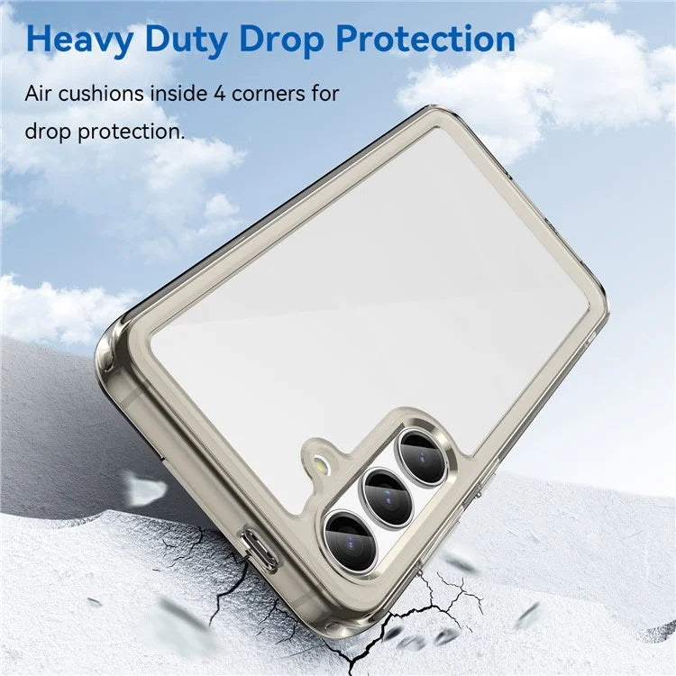 For Samsung Galaxy S24+ Case TPU + Acrylic Anti-scratch Phone Back Protector