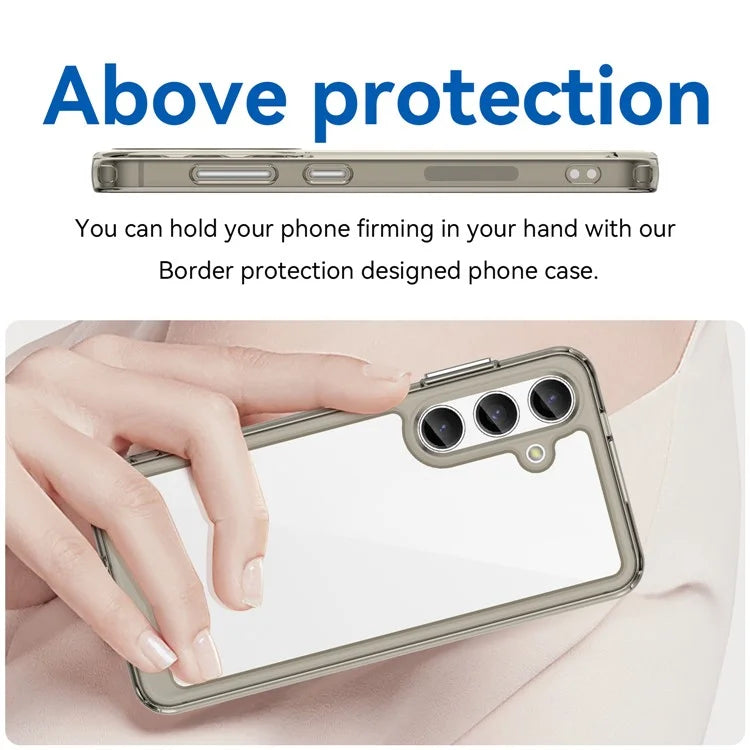 For Samsung Galaxy S24+ Case TPU + Acrylic Anti-scratch Phone Back Protector