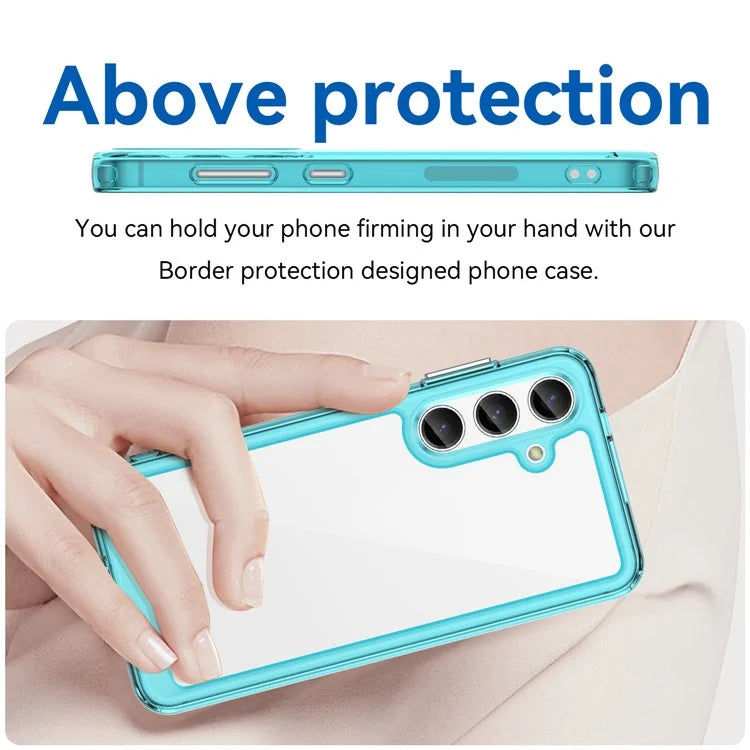 For Samsung Galaxy S24+ Case TPU + Acrylic Anti-scratch Phone Back Protector