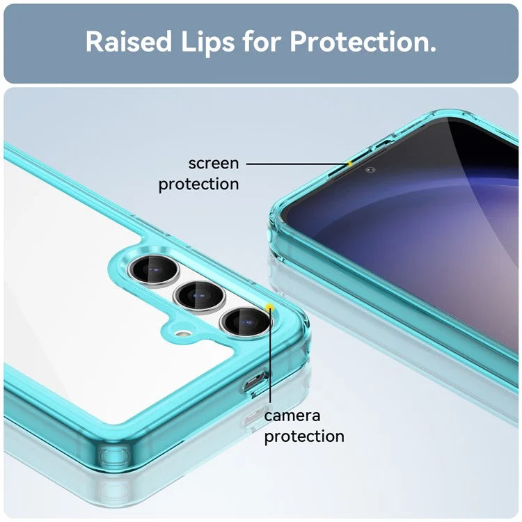 For Samsung Galaxy S24+ Case TPU + Acrylic Anti-scratch Phone Back Protector