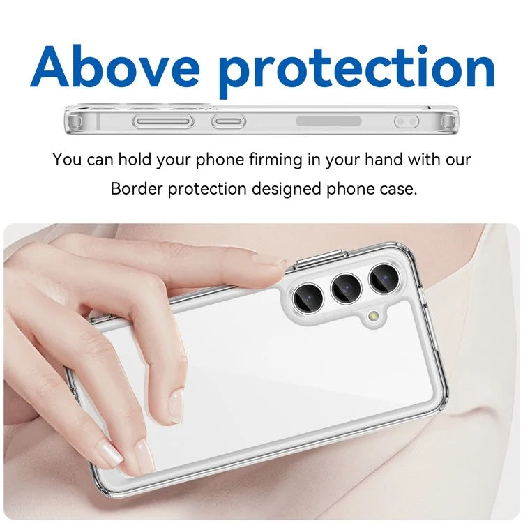 For Samsung Galaxy S24+ Case TPU + Acrylic Anti-scratch Phone Back Protector