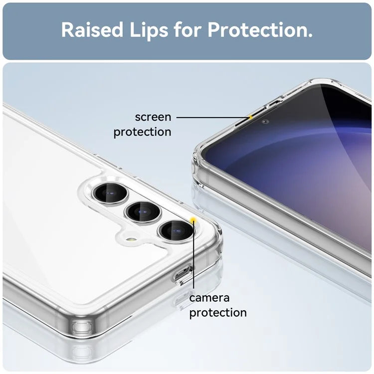 For Samsung Galaxy S24+ Case TPU + Acrylic Anti-scratch Phone Back Protector