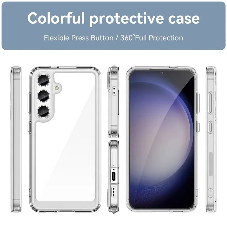 For Samsung Galaxy S24+ Case TPU + Acrylic Anti-scratch Phone Back Protector
