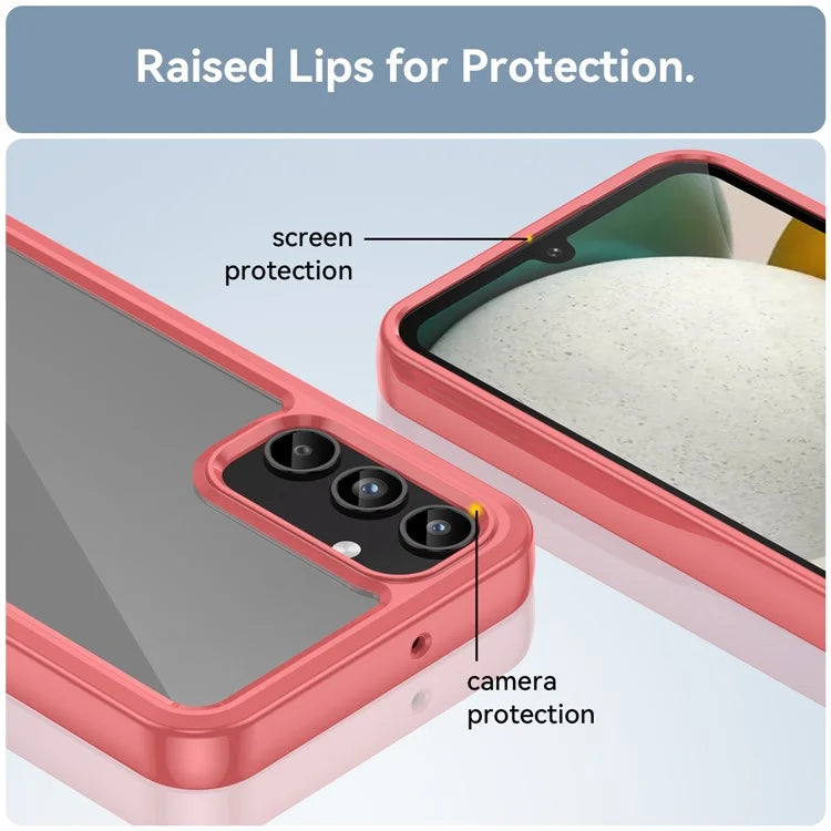 For Samsung Galaxy A15 5G Case Anti-drop TPU + Acrylic Cell Phone Cover
