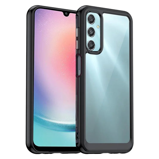 For Samsung Galaxy A25 5G (Global) (161.0 x 76.5 x 8.3mm) Case TPU+Acrylic Shockproof Smart Phone Cover