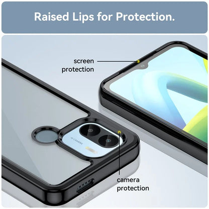 For Xiaomi Poco C50 4G / Poco C51 4G Case Anti-scratch TPU+Acrylic Phone Shell Cover