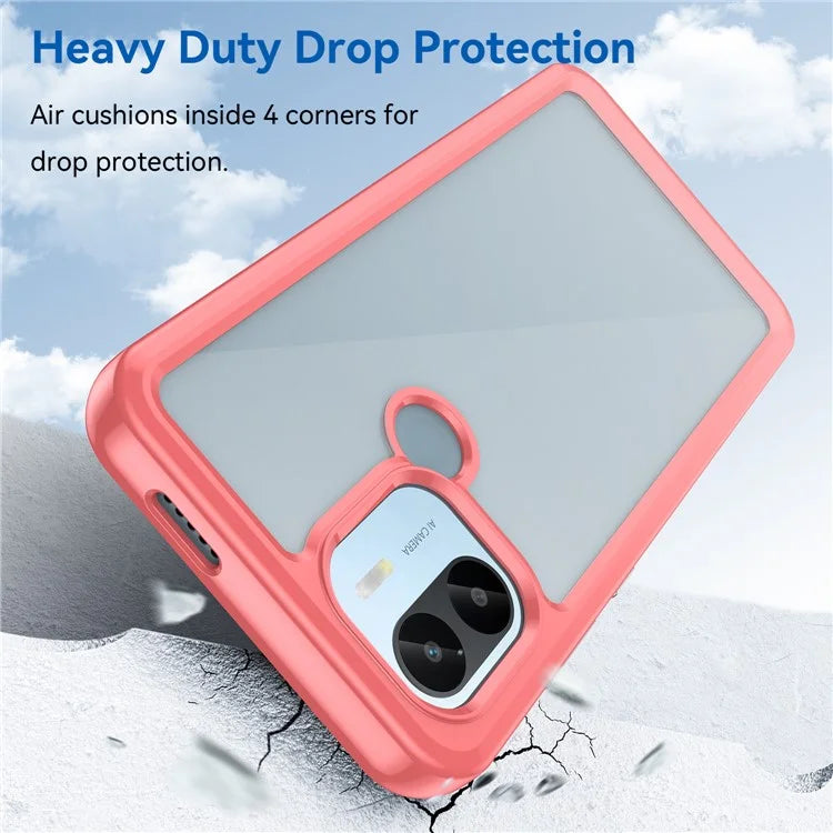 For Xiaomi Poco C50 4G / Poco C51 4G Case Anti-scratch TPU+Acrylic Phone Shell Cover
