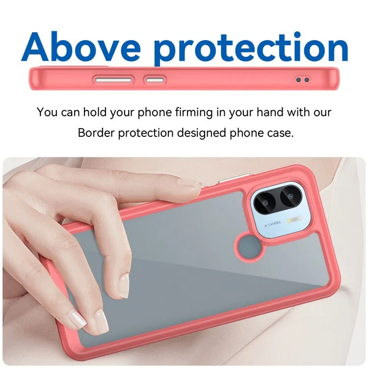 For Xiaomi Poco C50 4G / Poco C51 4G Case Anti-scratch TPU+Acrylic Phone Shell Cover