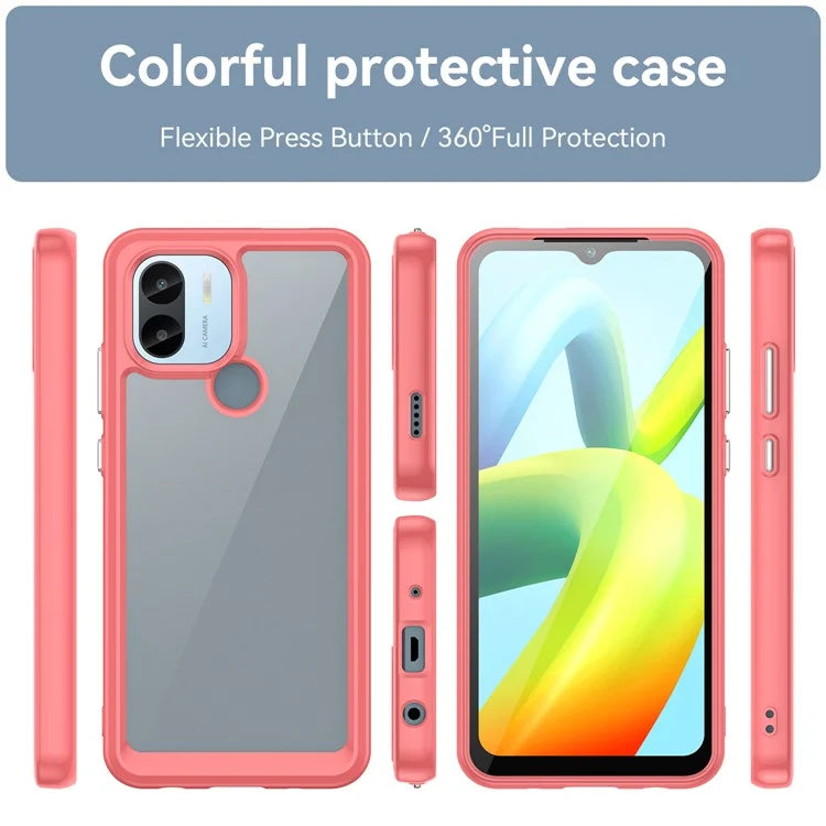 For Xiaomi Poco C50 4G / Poco C51 4G Case Anti-scratch TPU+Acrylic Phone Shell Cover