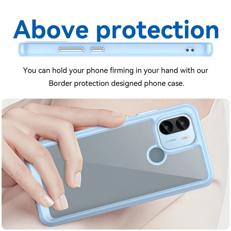 For Xiaomi Poco C50 4G / Poco C51 4G Case Anti-scratch TPU+Acrylic Phone Shell Cover