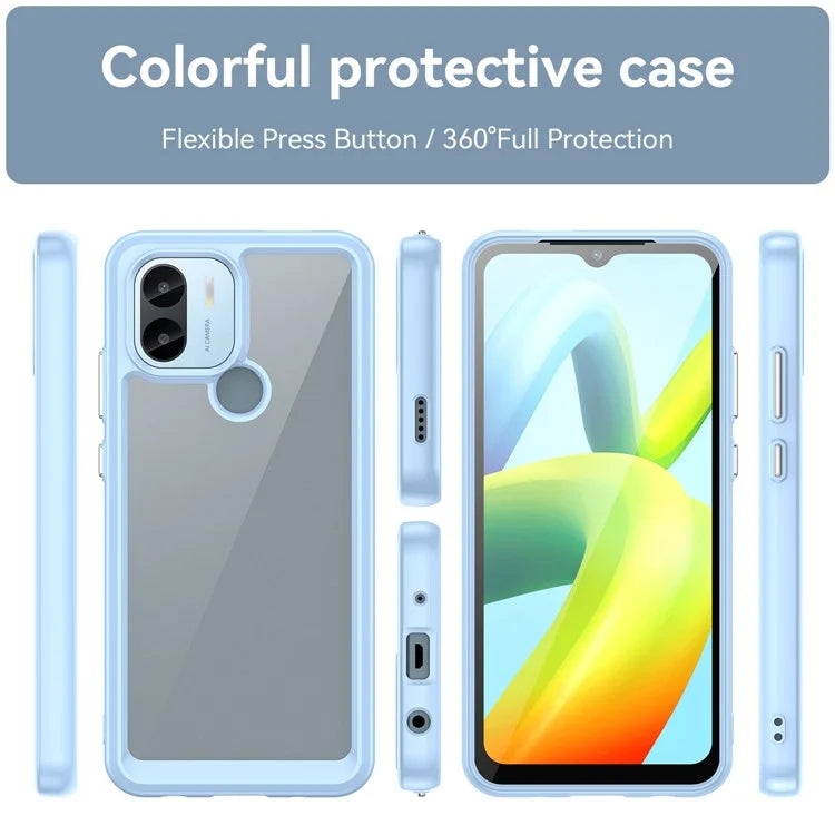 For Xiaomi Poco C50 4G / Poco C51 4G Case Anti-scratch TPU+Acrylic Phone Shell Cover