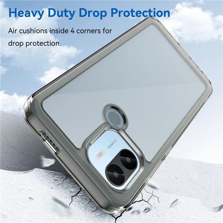 For Xiaomi Poco C50 4G / Poco C51 4G Case Anti-scratch TPU+Acrylic Phone Shell Cover