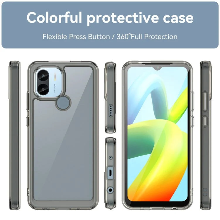 For Xiaomi Poco C50 4G / Poco C51 4G Case Anti-scratch TPU+Acrylic Phone Shell Cover