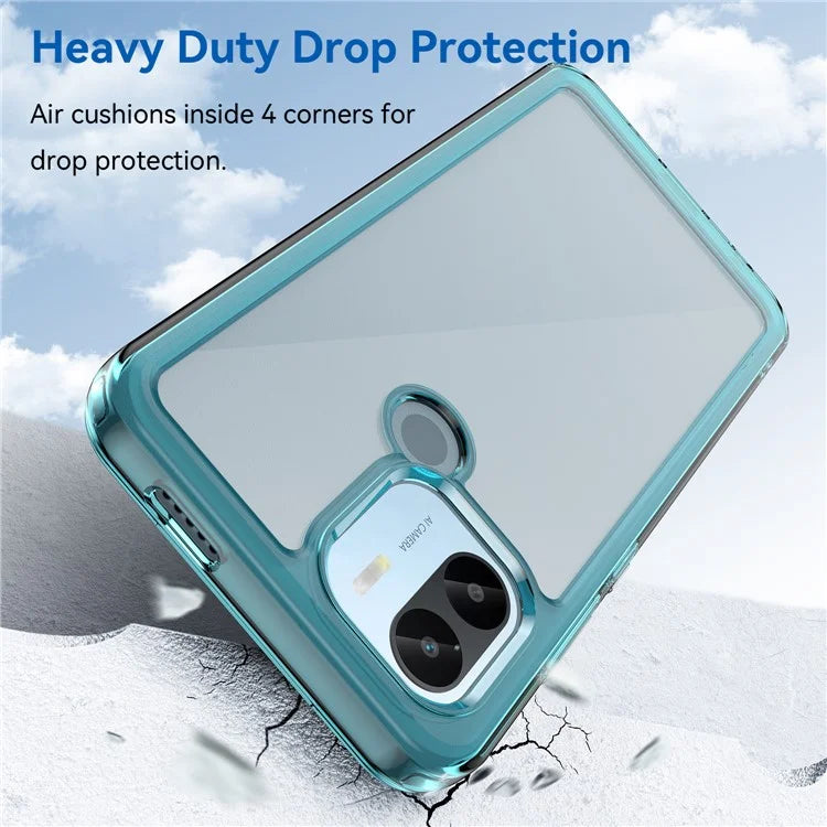 For Xiaomi Poco C50 4G / Poco C51 4G Case Anti-scratch TPU+Acrylic Phone Shell Cover
