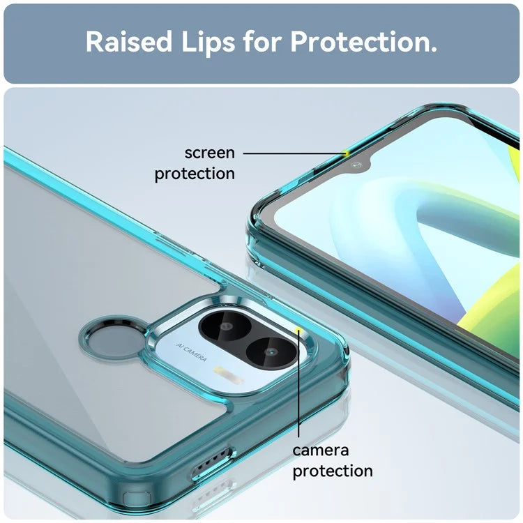 For Xiaomi Poco C50 4G / Poco C51 4G Case Anti-scratch TPU+Acrylic Phone Shell Cover