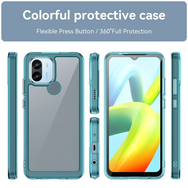 For Xiaomi Poco C50 4G / Poco C51 4G Case Anti-scratch TPU+Acrylic Phone Shell Cover