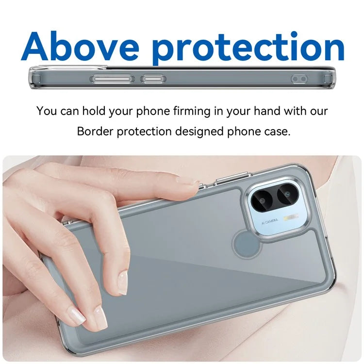 For Xiaomi Poco C50 4G / Poco C51 4G Case Anti-scratch TPU+Acrylic Phone Shell Cover