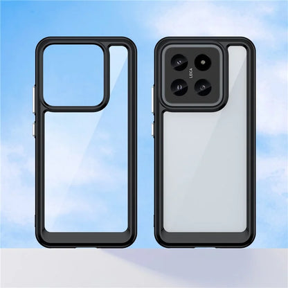 For Xiaomi 14 Case Anti-drop Shockproof TPU+Acrylic Mobile Phone Back Protector