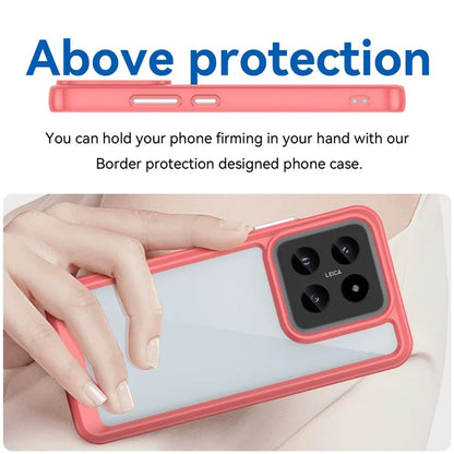 For Xiaomi 14 Case Anti-drop Shockproof TPU+Acrylic Mobile Phone Back Protector