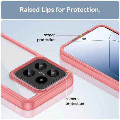 For Xiaomi 14 Case Anti-drop Shockproof TPU+Acrylic Mobile Phone Back Protector