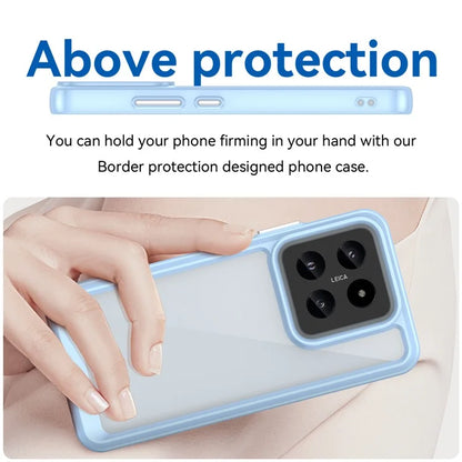 For Xiaomi 14 Case Anti-drop Shockproof TPU+Acrylic Mobile Phone Back Protector
