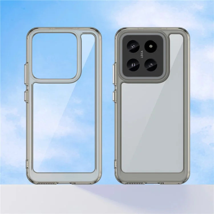 For Xiaomi 14 Case Anti-drop Shockproof TPU+Acrylic Mobile Phone Back Protector