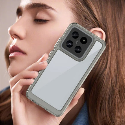 For Xiaomi 14 Case Anti-drop Shockproof TPU+Acrylic Mobile Phone Back Protector