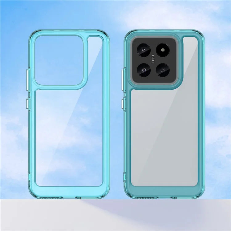 For Xiaomi 14 Case Anti-drop Shockproof TPU+Acrylic Mobile Phone Back Protector