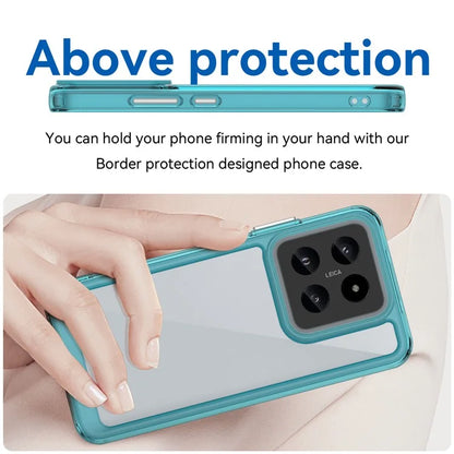 For Xiaomi 14 Case Anti-drop Shockproof TPU+Acrylic Mobile Phone Back Protector