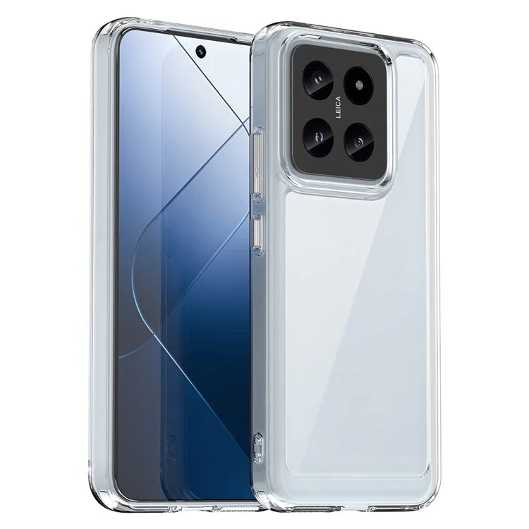 For Xiaomi 14 Case Anti-drop Shockproof TPU+Acrylic Mobile Phone Back Protector