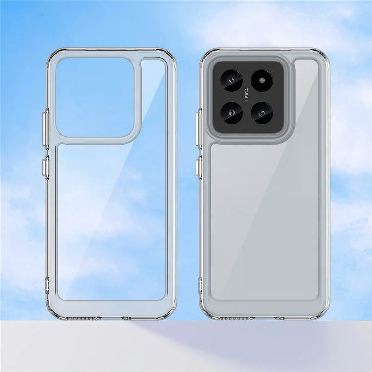 For Xiaomi 14 Case Anti-drop Shockproof TPU+Acrylic Mobile Phone Back Protector