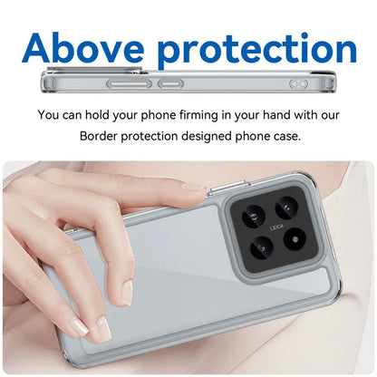 For Xiaomi 14 Case Anti-drop Shockproof TPU+Acrylic Mobile Phone Back Protector