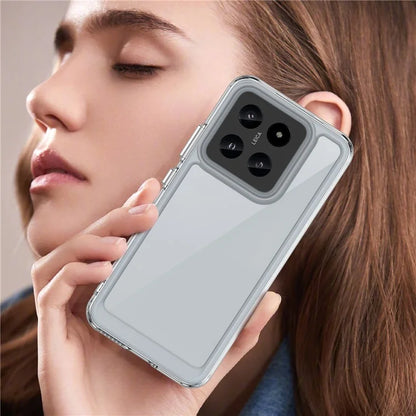 For Xiaomi 14 Case Anti-drop Shockproof TPU+Acrylic Mobile Phone Back Protector