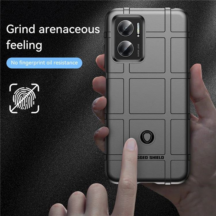 For Xiaomi Redmi 10 5G / Redmi 10 Prime+ 5G / Redmi 11 Prime 5G / Note 11E 5G Case Square Grid Phone TPU Cover