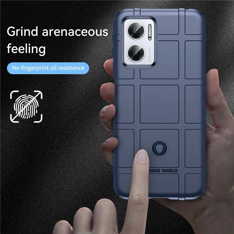 For Xiaomi Redmi 10 5G / Redmi 10 Prime+ 5G / Redmi 11 Prime 5G / Note 11E 5G Case Square Grid Phone TPU Cover