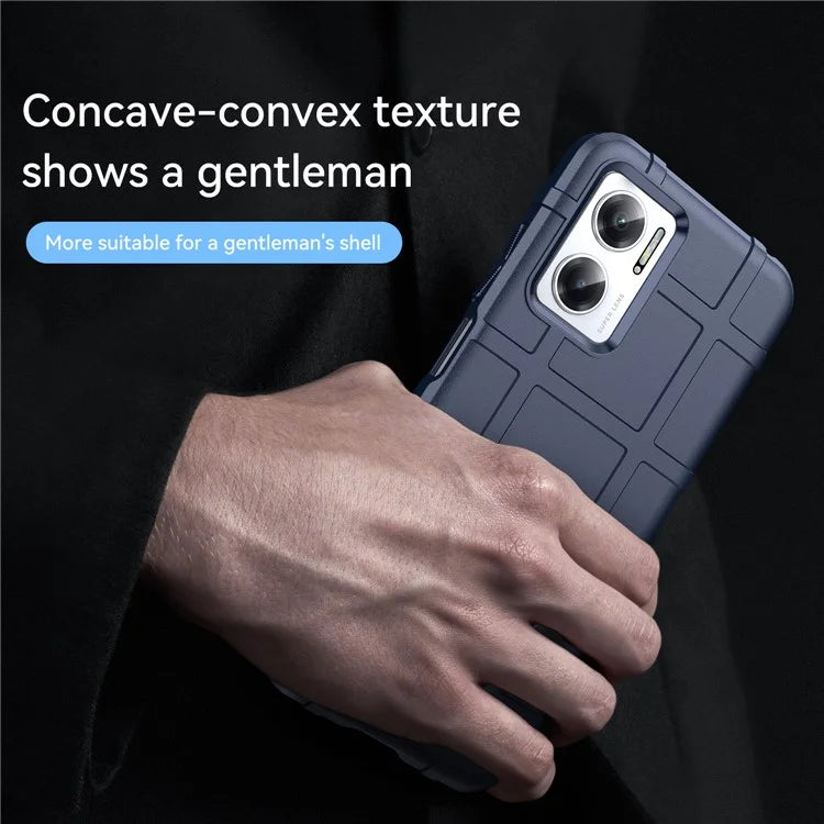 For Xiaomi Redmi 10 5G / Redmi 10 Prime+ 5G / Redmi 11 Prime 5G / Note 11E 5G Case Square Grid Phone TPU Cover