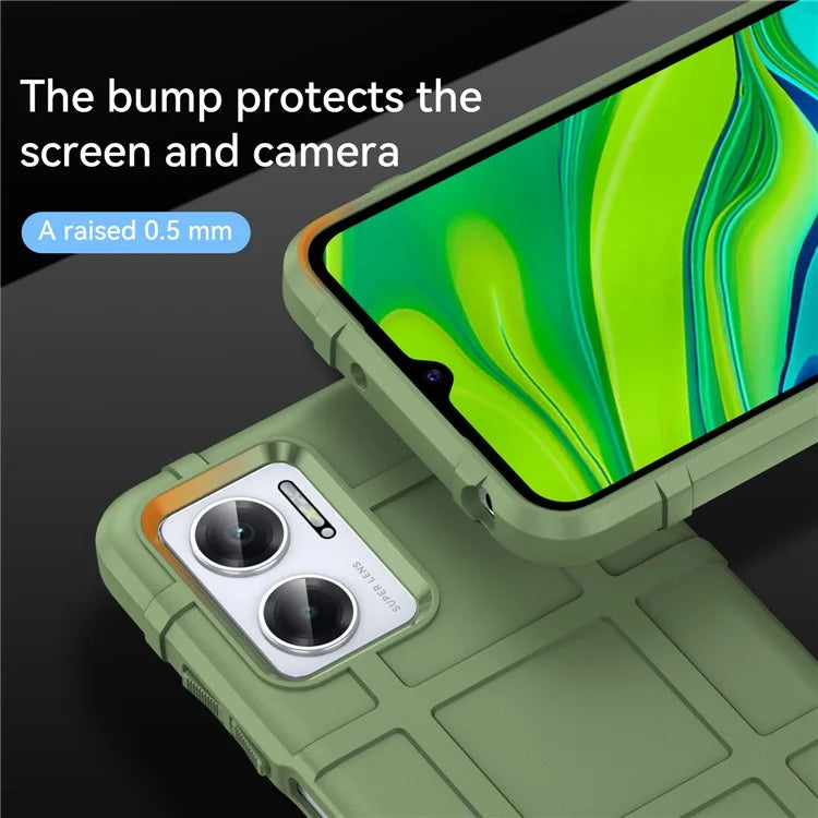 For Xiaomi Redmi 10 5G / Redmi 10 Prime+ 5G / Redmi 11 Prime 5G / Note 11E 5G Case Square Grid Phone TPU Cover