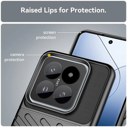 Thunder Series For Xiaomi 14 Pro Case Thicken TPU Cell Phone Cover Protective Shell