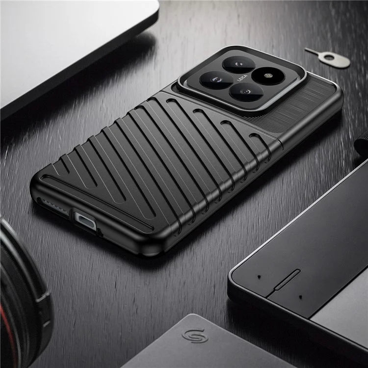 Thunder Series For Xiaomi 14 Pro Case Thicken TPU Cell Phone Cover Protective Shell
