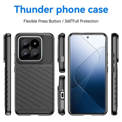 Thunder Series For Xiaomi 14 Pro Case Thicken TPU Cell Phone Cover Protective Shell