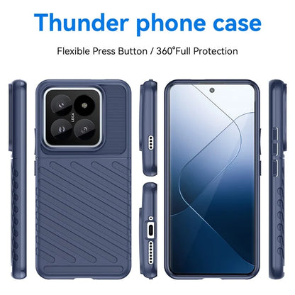 Thunder Series For Xiaomi 14 Pro Case Thicken TPU Cell Phone Cover Protective Shell