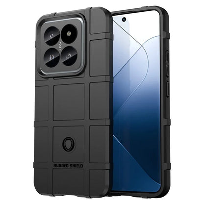 Phone Case for Xiaomi 14 Pro Slim-Fit Square Grid Texture TPU Phone Cover