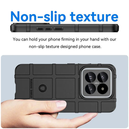Phone Case for Xiaomi 14 Pro Slim-Fit Square Grid Texture TPU Phone Cover