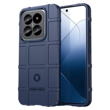 Phone Case for Xiaomi 14 Pro Slim-Fit Square Grid Texture TPU Phone Cover