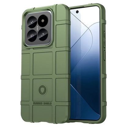 Phone Case for Xiaomi 14 Pro Slim-Fit Square Grid Texture TPU Phone Cover