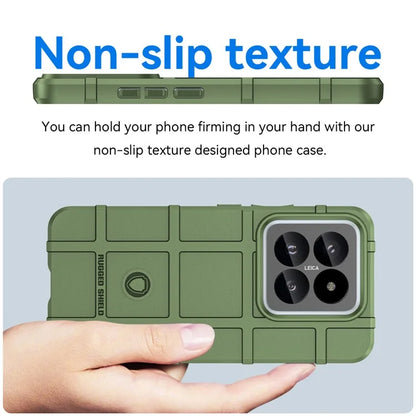 Phone Case for Xiaomi 14 Pro Slim-Fit Square Grid Texture TPU Phone Cover